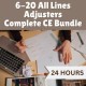 24 hr CE  6-20 All-Lines Adjusters  CE Bundle