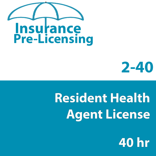 40 hr 2-40 Health Agent Prelicensing Course -{brand}  Insurance, Florida, Life, Health, Accidents and Annuities, Insurance Pre-Licensing, Life, Health and Variable Annuities, Life & Health , Pre-licensing, Insurance, All Courses,40 hr 2-40 Health Agent Prelicensing Course