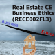 Real Estate CE - Business Ethics (RECE002FL3)